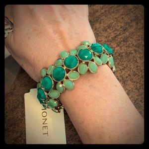 Monet “Pacific Muse” stretch bracelet NWT